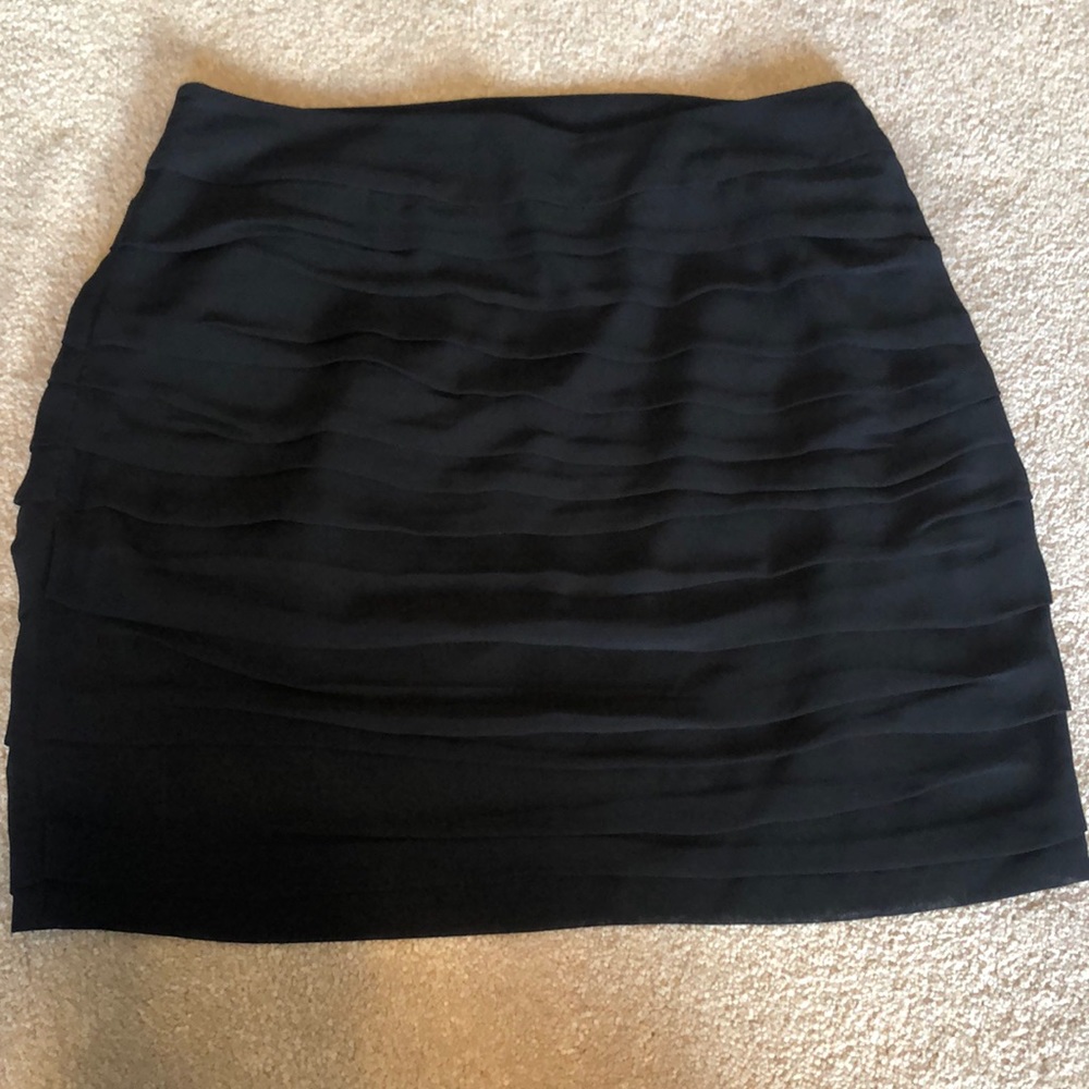 Express black mini skirt